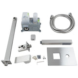 Enhance Your Shower with 12 Stainless Steel Rain Shower Set - Wall Mount Easy 71117997