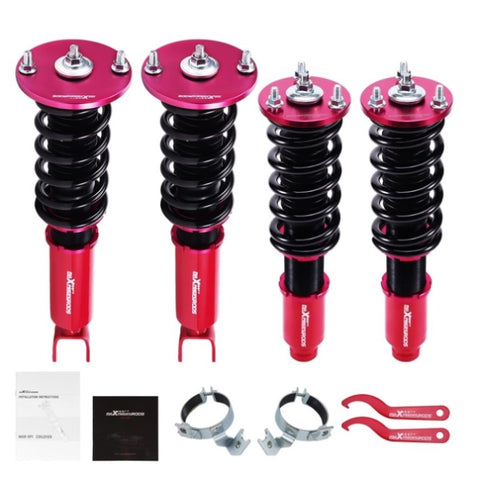 ZUN Coilovers Suspension Struts FOR HONDA ACCORD 90-97 EX/LX/DX/SE Shock Springs Kit 75378886