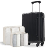 20-Inch Hardshell Carry-On Luggage, Lightweight Durable ABS Suitcase with Spinner Wheels, Built-in 79243023