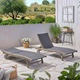 BANZAI CHAISE LOUNGE WITH PULL-OUT TRAY 63124.00GRYMP2