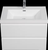 30" Floating Bathroom Vanity with Sink, Modern Wall-Mounted Bathroom Storage Vanity Cabinet with W1573P152684