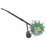 Green Manual Seeder Hand-Push Garden Seeder Roller Seeding and Fertilizer Applicator, Row Planter 37275338