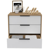 Kaia 3 Drawers Dresser, Superior Top -White / Pine B07092021
