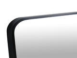 24 x 32 Inch Bathroom Mirror Black Aluminum Frame 74258517