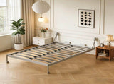 DIY Cabinet Folding Bed Queen Size Vertical Murphy Wall Bed Hardware Kit,Grey Bed Frame W5290P457894