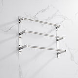 THREE Stagger Layers Towel Rack SUS304 Stainless Steel Hand Polishing Mirror Polished Finished 01286098
