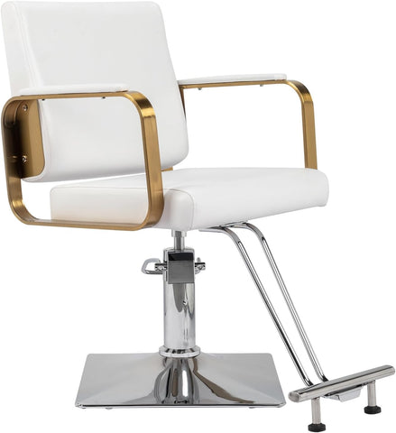 ZUN Salon Chair Styling Barber Chair, Beauty Salon Spa Equipment with Heavy Duty Hydraulic Pump, 85018671