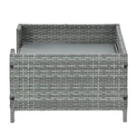 ZUN Dog Bed, Pet Bed, Pet Enclosures, Pet Outdoor Pet Patio Seasonal PE Wicker Pet 17357879