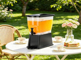 3-Gallon Beverage Dispenser with Stand & Spigot, Plastic Drink Dispenser for Iced Tea, Lemonade, 19559680