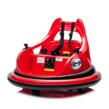 ZUN 12V ride on bumper car for kids,electric car for kids,1.5-5 Years Old,W/Remote Control, LED Lights, W1578P198506