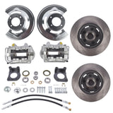 Power Disc Brake Conversion Kit Front for Ford Mustang 1964 1965 1966 1967 V-8 Drum Brake Spindles 50530408
