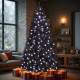 7.5 FT Pre-lit Artificial Christmas Tree, Hinged Xmas Pine Tree with 1350 Branch Tips, 400 Lights 78756924