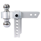 Alu Adjustable Trailer Drop Hitch,2inch receiver,6 inch adjustable W46537190