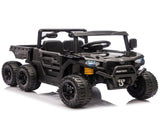 24V 440W Kids Ride On Six-wheel Electric Dump Truck W/ PC 2.4G, 4WD,Upgraded anti-collision W1578P380841