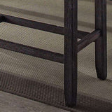 Grey and Weathered Espresso Counter Height Bench B062P189114
