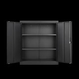 Storage Locker,File Organizer, Storage Cabinet with Door Locks and Two Adjustable Shelves, Suitable W1247P305587