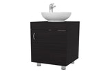 FM FURNITRE Loli Bathroom Vanity with Integrated Sink, Wengee B128P293886