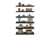 24" x 10" Floating Wall Shelf, Wall-Mounted Display Ledge for Living Room, Bedroom or Office Storage B200P604626