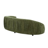 ZUN 92.13 Inch Modern Design Curved Shaped Sofa Couch for Living Room,Upholstered Fabric 4-Seat Sofa No W2582P231488