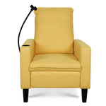 ZUN Recliner Chairs for Adults, Adjustable Recliner Sofa with Mobile Phone Holder & Cup Holder, Modern W680136982