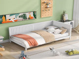 Twin Size Wood Daybed/Sofa Bed, White 99020838