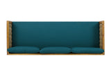 CLAREMONT 3 SEATER DAYBED WITH RATTAN ARMS N770P205570T