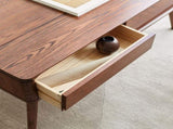 Elevating Center Table Low Table 100% Solid Oak Wood Top Plate Desk Coffee Table Width 100 x Depth W1283P251640
