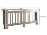 Radiator Cover Cabinet, Decorative Heater Protector Guard, MDF Construction with WaterBased Lacquer W465P482594