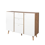 Sideboard Buffet Cabinet with 3 Drawers & 2 Doors,47.24"Buffet Cabinet with Adjustable Shelves W2282P220585