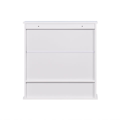 ZUN Wall Mounted Bathroom Cabinet with 2 Mirror Doors and Adjustable Shelf 66365074