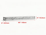60" Wall-Mounted Fireplace Mantel Shelf, Natural Wood Floating Farmhouse Shelf for Wall Decor, 50 lb 67297701