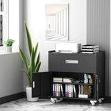 Metal garage cabinets, rolling tool cart boxes with wheels T3421P312356