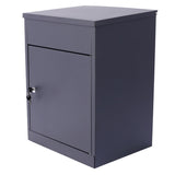 Package Delivery Boxes for Outside,Extra Large Mailbox,Galvanized Steel Parcel Mailbox,Wall Mounted W46566959