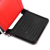 All Purpose Barber Chair Heavy Duty 440lbs Reclining Swivel Hydraulic for Barbershop Hair Salon, Red 51950622