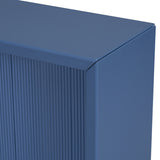 U_STYLE Acacia Wood Veneer Simple Entryway Table with Wavy Design,Suitable for Study,Entryway, N711P225790V