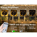 ZUN Christmas Lights Outdoor, 197 FT 580 LED Christmas Decorations Lights/Waterproof String Fairy Lights 47977729