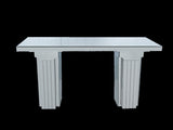 Mirrored Console Table Wide Bling Silver Mirror Entryway Desk Modern Rectangle Sofa Table Entryway 50704256