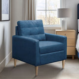Tufted back Accent Chair B035P265947