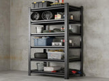 6-Tier Metal Storage Rack, 82"H Garage Shelving, Adjustable Shelves & Reinforced Double-Layer 41068774