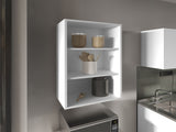 Wall Cabinet 36" H, 3 shelves, White B097P250921