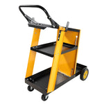 ZUN Multi Function 3 tier Welding Cart. gas bottle and accessory storage.Welding Heavy Duty Cart for Tig W227P220286