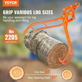 VEVOR Timber Claw Hook, 28 inch 4 Claw Log Grapple for Logging Swivel Steel Log Lifting T3342P311741