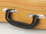 26" Top Grade Tenor Leather Ukulele Case Yellow 23486457