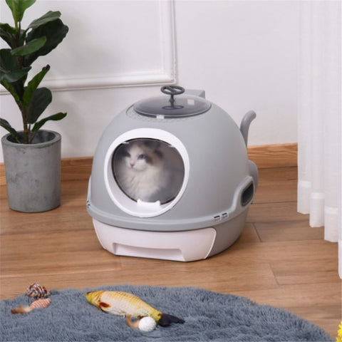 ZUN Cat Litter Box 48005979