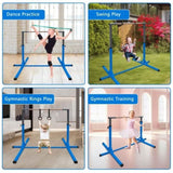 Gymnastics Bar for Kids, Adjustable Height Gym Bar, Junior Training Kip Bar for Home, Built for kids 45433705