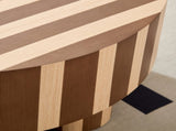Round Wood Coffee Table, Natural Finish For Living Room W2085P384774