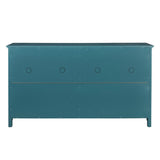 65" TV Console, Storage Buffet Cabinet, Sideboard with Glass Door and Adjustable Shelves, Console W965P146219