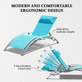 Pool Lounge Chairs Set of 3-Lake Blue W1859P321473