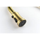 Single Handle High Arc Pull Out Kitchen Faucet,Single Level Stainless Steel Kitchen Sink Faucets W2287141939