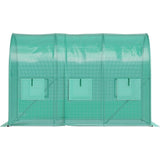 Walk-in Tunnel Greenhouse, 9.8 x 6.6 x 6.6 ft Portable Plant Hot House w/ Galvanized Steel Hoops, 1 W3280P326649